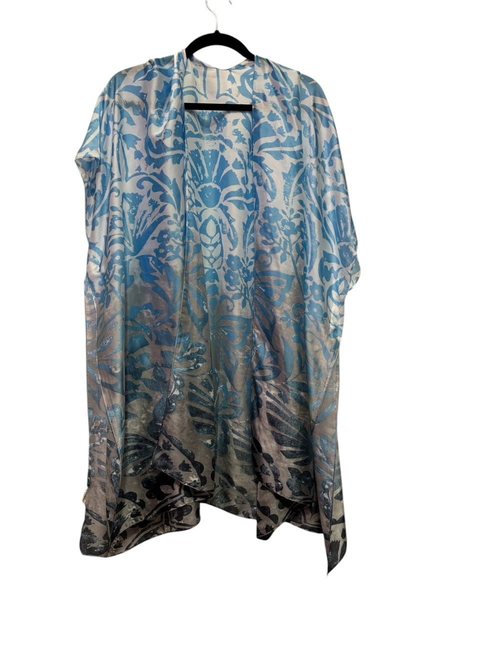 Blue Waterfall Kimono Wrap